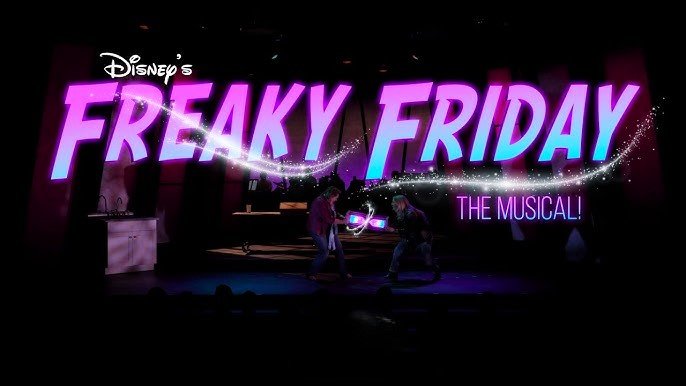 Freaky Friday Musical UK performance in Manchester with vibrant stage design.