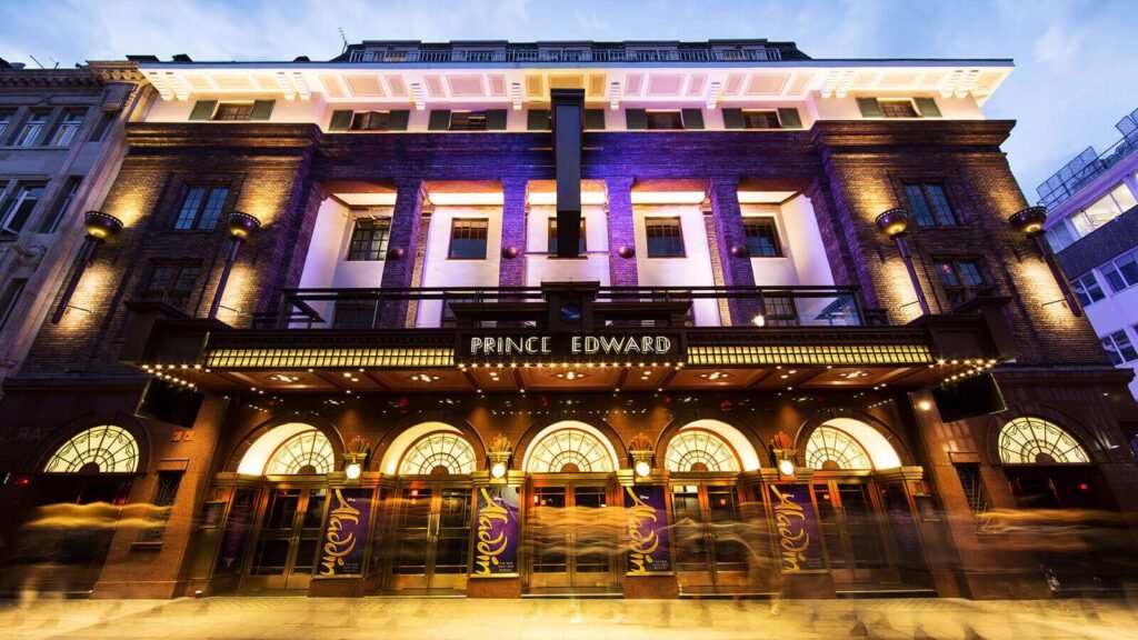 Prince Edward Theatre London exterior - MJ The Musical show