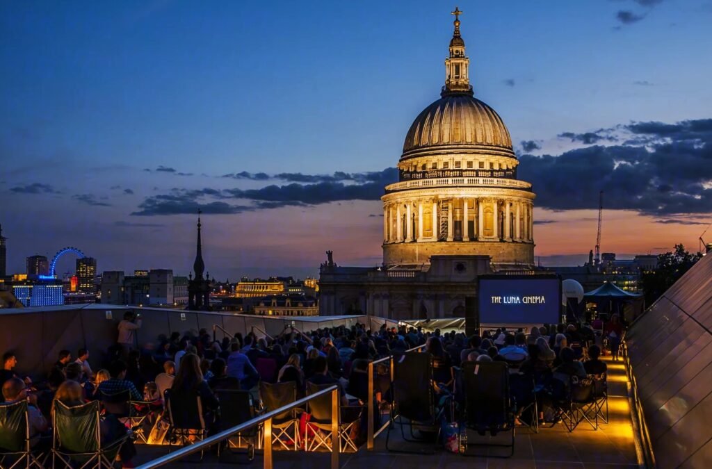 One New Change rooftop with a view of St. Paul’s Cathedral View of St. Paul’s Cathedral from the One New Change rooftop terrace | HouseToMotive - Things to do in London