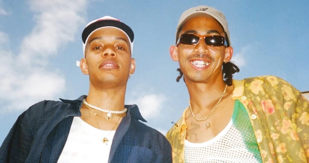 Rizzle Kicks duo, Jordan Stephens and Harley Sulé, ahead of their highly anticipated UK Tour 2025, featuring concerts in London and across the UK